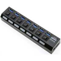 разветвитель USB 5bites HB37-303PBK черный