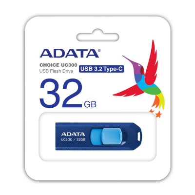 флешка A-Data 32GB UC300 Blue Синий