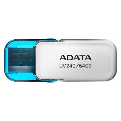 флешка A-Data 64GB UV240 White Белый, синий