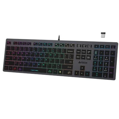 клавиатура A4Tech Fstyler FX60H Grey Neon Черный-серый