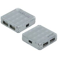 разветвитель USB A4Tech HUB-56-3 серый