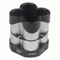 разветвитель USB A4Tech HUB-77 серый