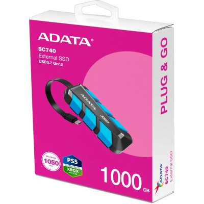 SSD диск ADATA SC740 1Tb SC740-1000G-CBU Синий