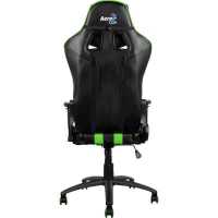 игровое кресло AeroCool AC120-BG черно-зеленый