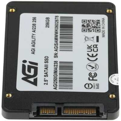 SSD диск AGI AI238 256Gb AGI250GIMAI238-CB Черный