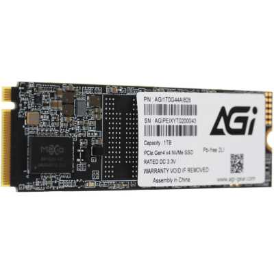 SSD диск AGI AI828 1Tb AGI1T0G44AI828-CB Черный