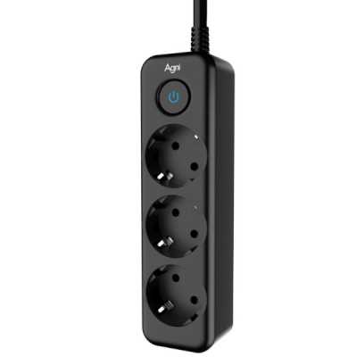 сетевой фильтр AGNI TP-FD3E-3m-black черный