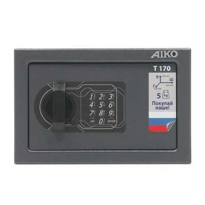 сейф Aiko T 170 EL S10399210614 серый