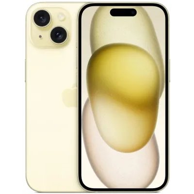 смартфон Apple iPhone 15 128GB Yellow MTLF3ZA/A желтый