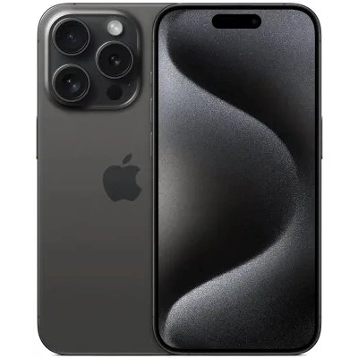 смартфон Apple iPhone 15 Pro 256GB Black MTQ83CH/A черный титан
