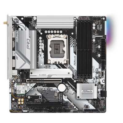 материнская плата ASRock B760M Pro RS WiFi Черный