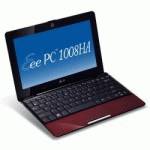 нетбук ASUS EEE PC 1008HA 2/160/Red/Win XP