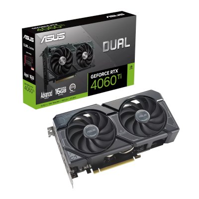 видеокарта ASUS nVidia GeForce RTX 4060 Ti 16Gb DUAL-RTX4060TI-A16G