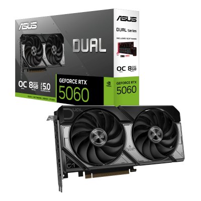 видеокарта ASUS nVidia GeForce RTX 5060 8Gb DUAL-RTX5060-O8G