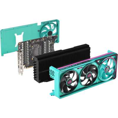 видеокарта ASUS nVidia GeForce RTX 5080 16Gb ROG-ASTRAL-RTX5080-O16G-MIKU-W