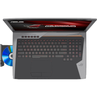 ноутбук ASUS ROG G752VS-BA555T 90NB0D71-M08370 Серебристый