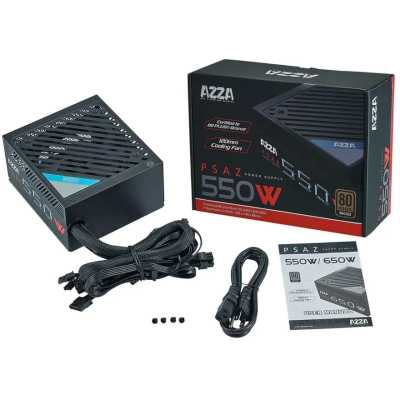 блок питания AZZA 550W PSAZ-550W Черный