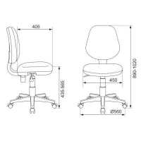 стул Бюрократ CH-W213/TW-18 салатовый
