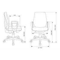 стул Бюрократ CH-W545/RED красный