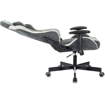 игровое кресло Бюрократ KNIGHT REGAL FABR-GR серый