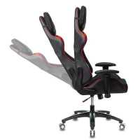 игровое кресло Бюрократ VIKING 4 AERO RED черно-оранжевый