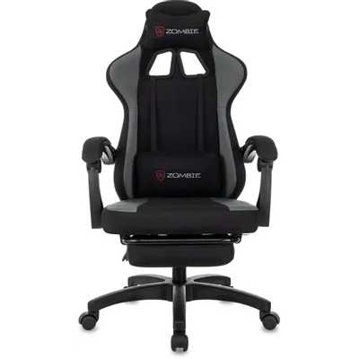 игровое кресло Бюрократ ZOMBIE Weaver Black/Grey черный-серый