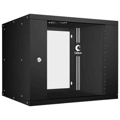 телекоммуникационный шкаф Cabeus WSC-05D-9U55/45-BK Черный