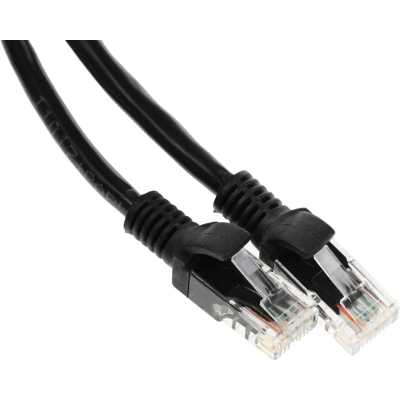 патч-корд Cablexpert PP6U-0.5M/BK Черный