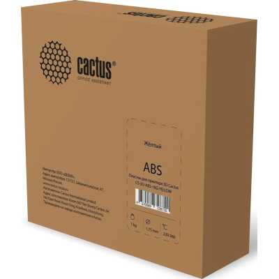 пластик для 3D принтера Cactus CS-3D-ABS-1KG-YELLOW
