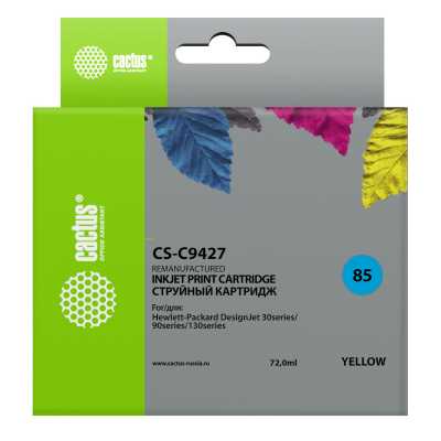 картридж Cactus CS-C9427 желтый