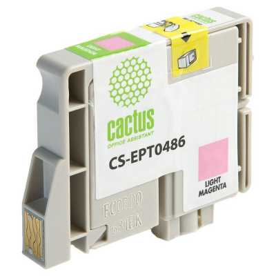 картридж Cactus CS-EPT0486 светло-пурпурный