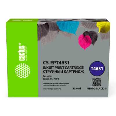 картридж Cactus CS-EPT46S1 фото-черный