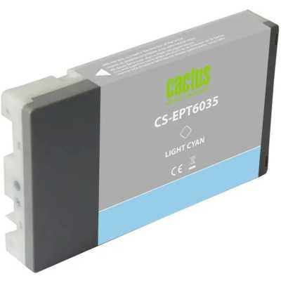 картридж Cactus CS-EPT6035 светло-голубой пигментный