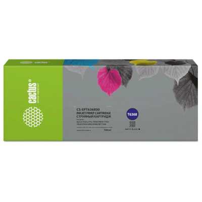 картридж Cactus CS-EPT636800 черный матовый