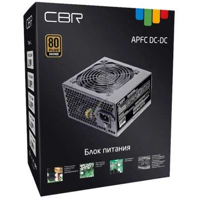 блок питания CBR 400W PSU-ATX400-12GM Черный