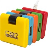 разветвитель USB CBR CH-155 цветной