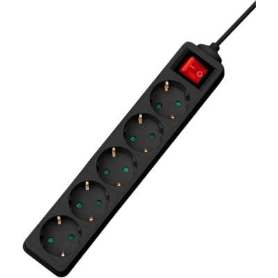 сетевой фильтр CBR CSF SP-5-050M-B Black черный