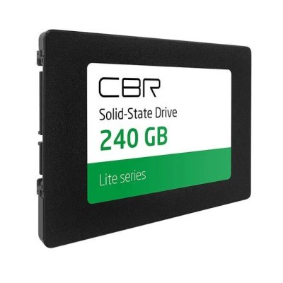 SSD диск CBR Lite 240Gb SSD-240GB-2.5-LT22 Черный