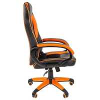 игровое кресло Chairman Game 16 Black-Orange черно-оранжевый