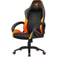 игровое кресло Cougar Fusion Black-Orange черно-оранжевый
