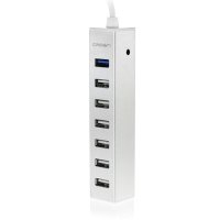 разветвитель USB Crown CMU3-08 Aluminium серый