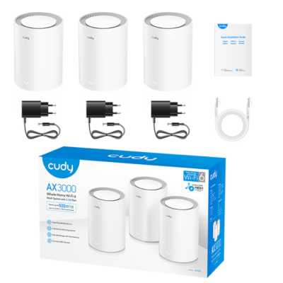 роутер Cudy M3000 3-Pack White