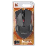 мышь Defender Accura MM-275 Black-Red Черный