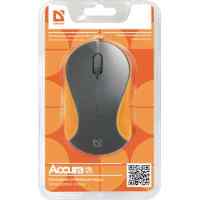 мышь Defender Accura MS-970 Grey-Orange Серый-оранжевый