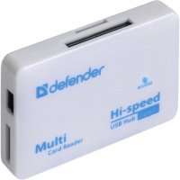 разветвитель USB Defender Combo Tiny белый