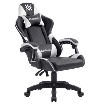 игровое кресло Defender Companion Black/White черно-белый