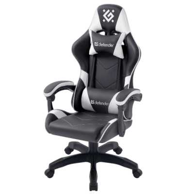 игровое кресло Defender Companion Black/White черно-белый