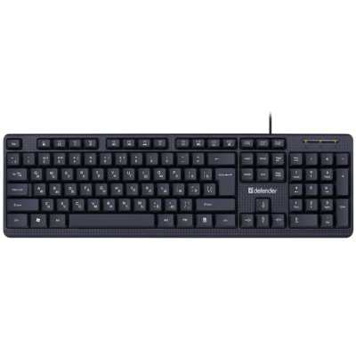 клавиатура Defender Daily HB-162 Black Черный