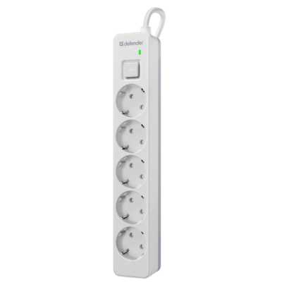 сетевой фильтр Defender DFS 133 White белый