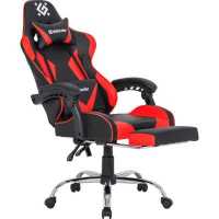 игровое кресло Defender Pilot Black-Red черно-красный